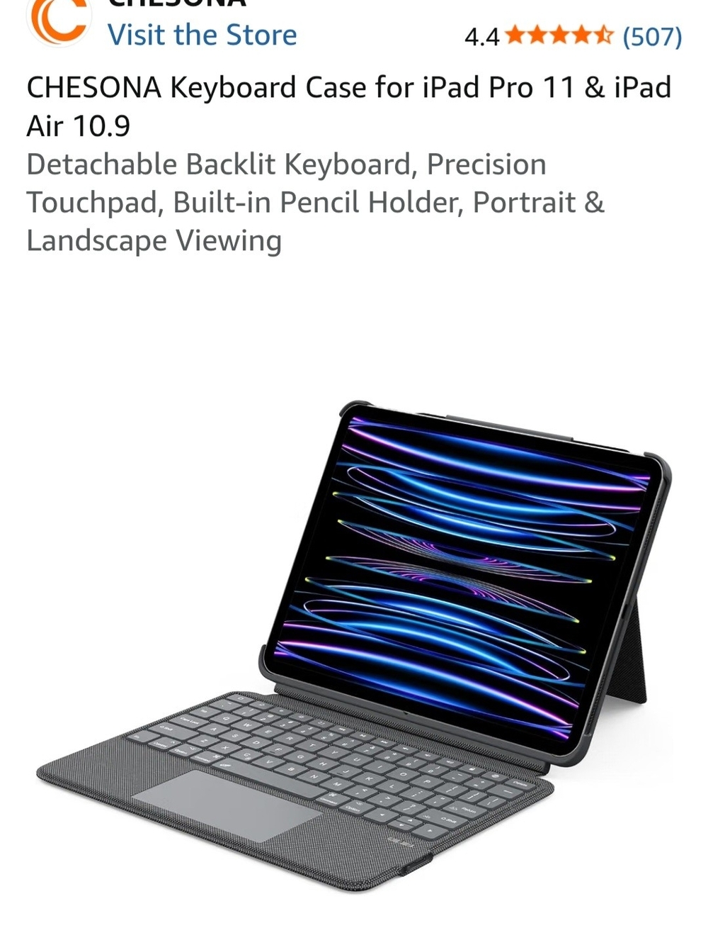 Keyboard Case For IPAD 11 and iPad Air 10.9